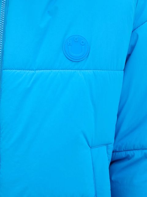 Hugo Blue kurtka kolor niebieski zimowa oversize 50547675