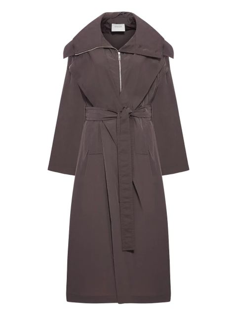 Sportmax zip-up belted coat - Brown - zdjęcie produktu nr 1