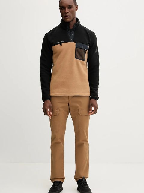 Mammut bluza sportowa Moonstone Hybrid kolor brązowy gładka 1014.06120 - zdjęcie produktu nr 2