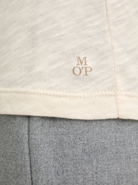 Marc O'Polo longsleeve bawełniany kolor beżowy 600226152199