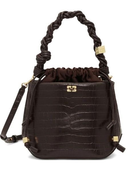 GANNI Bou bucket bag - Brown - zdjęcie produktu nr 1