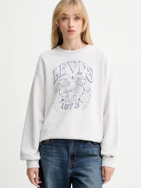 Levi's bluza damska kolor szary z nadrukiem A7288 - zdjęcie produktu nr 1