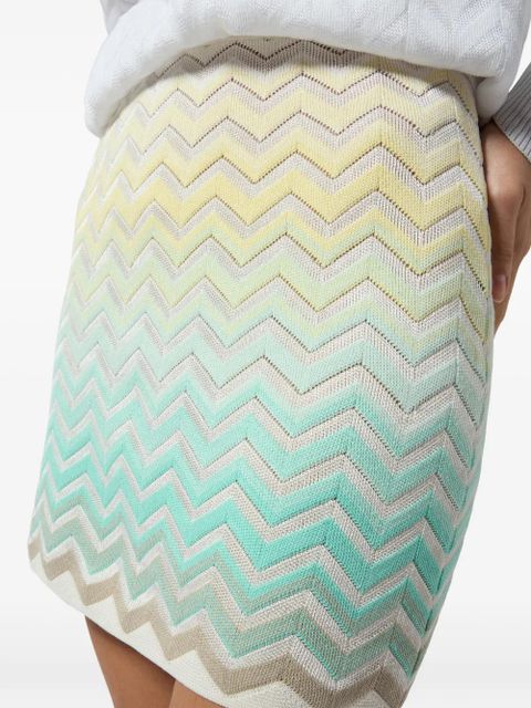 Missoni chevron skirt - Neutrals