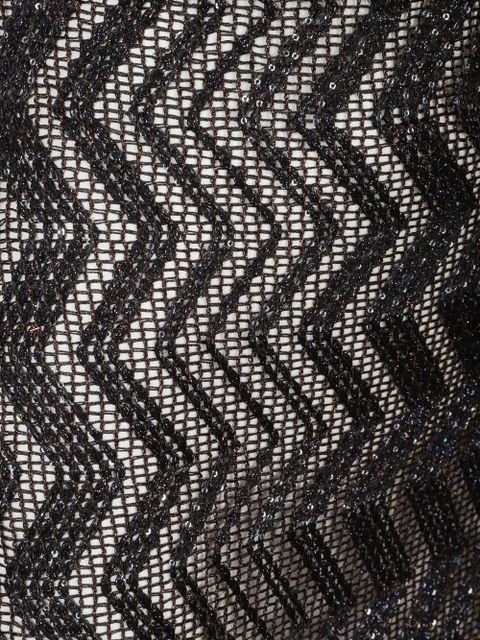 Missoni zigzag-pattern maxi dress - Brown