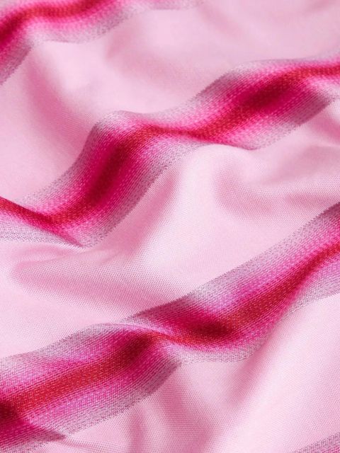 ETRO stripe-print A-line shaped skirt - Pink