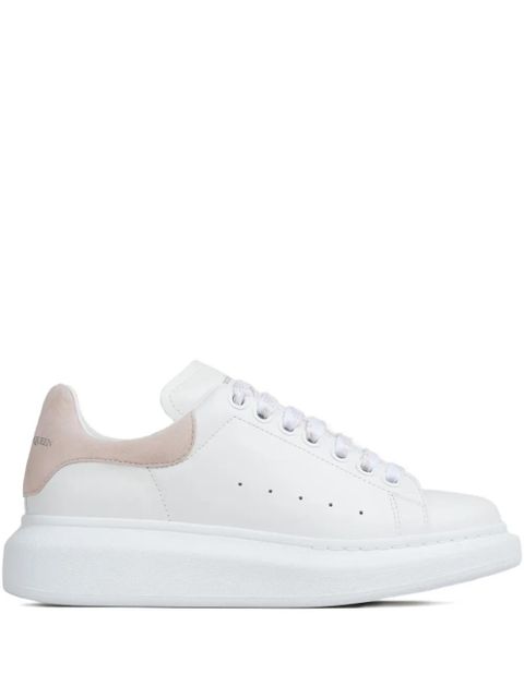 Alexander McQueen suede-panelled sneakers - White - zdjęcie produktu nr 1