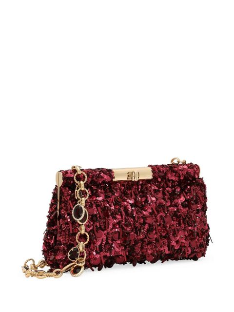 Dolce & Gabbana sequined shoulder bag - Red - zdjęcie produktu nr 2