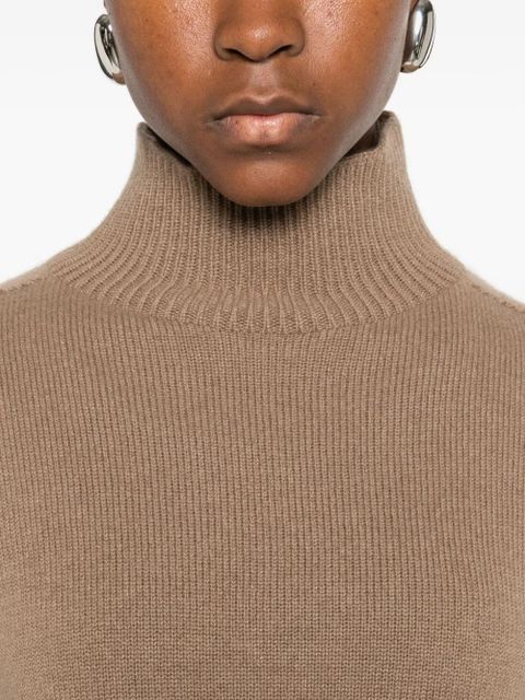Max Mara cashmere high-neck sweater - Neutrals