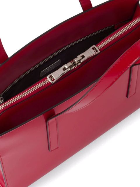 Prada large Re-Edition 1995 leather handbag - Red