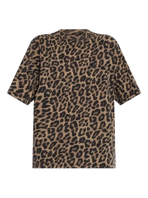ANINE BING leopard-print T-shirt - Black - zdjęcie produktu nr 1