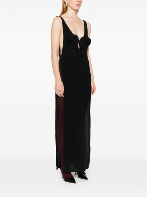 Magda Butrym crepe maxi dress - Black