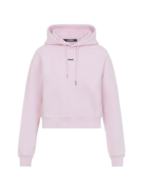 Jacquemus cropped hoodie - Pink - zdjęcie produktu nr 1