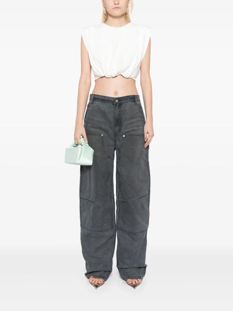 Alexander Wang mid-rise wide-leg jeans - Grey - zdjęcie produktu nr 2