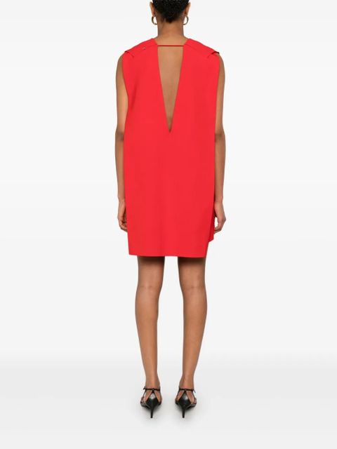 Sportmax belted mini dress - Red
