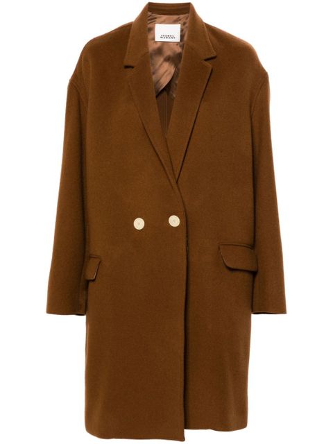 ISABEL MARANT Efegozi double-breasted coat - Brown - zdjęcie produktu nr 1