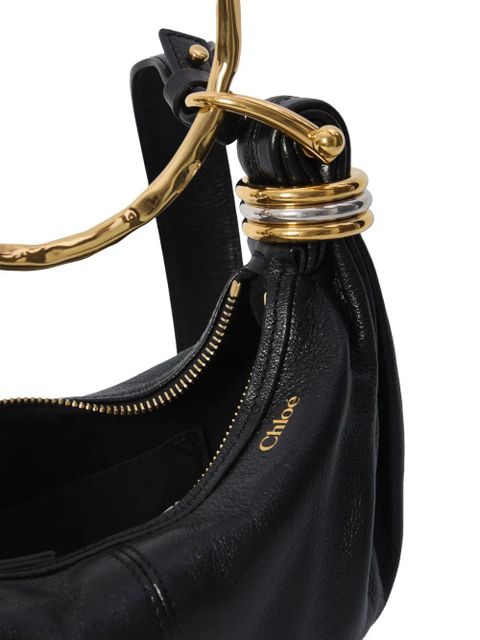 Chloé mini Bracelet Hobo bag - Black