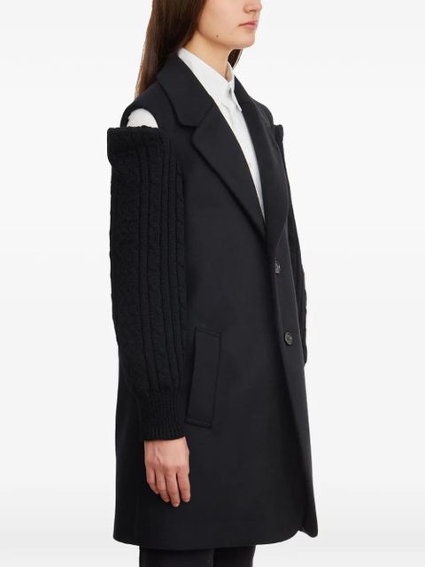 Comme Des Garçons wool sleeves coat - Black - zdjęcie produktu nr 2