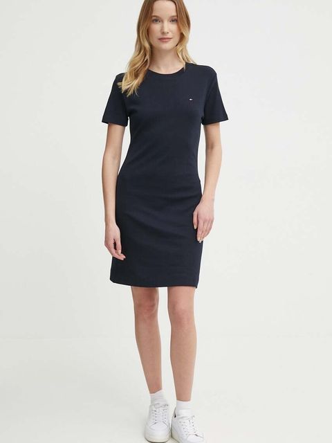 Tommy Hilfiger sukienka bawełniana - zdjęcie produktu nr 2