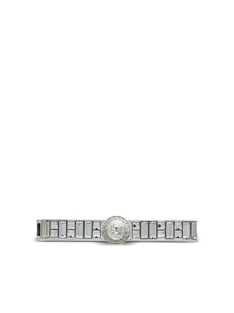 Versace Gianni Ribbon crystal cuff ring - Silver - zdjęcie produktu nr 1