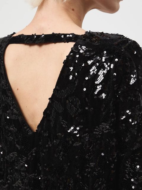 Medicine sukienka kolor czarny mini oversize - zdjęcie produktu nr 2