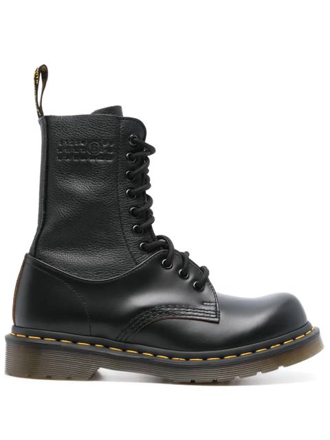 MM6 Maison Margiela x Dr Martens 'Twist' combat boots - Black - zdjęcie produktu nr 1