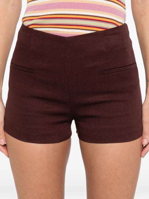 Faithfull the Brand Florine pocket shorts - Red