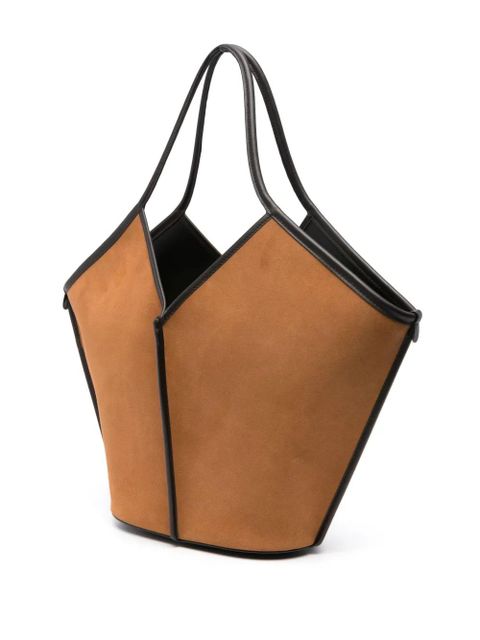 Hereu Calella leather tote bag - Brown