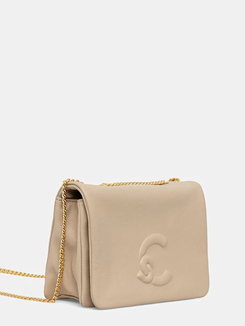 Coccinelle torebka skórzana DULSE kolor beżowy E5.SS5.52.01.01