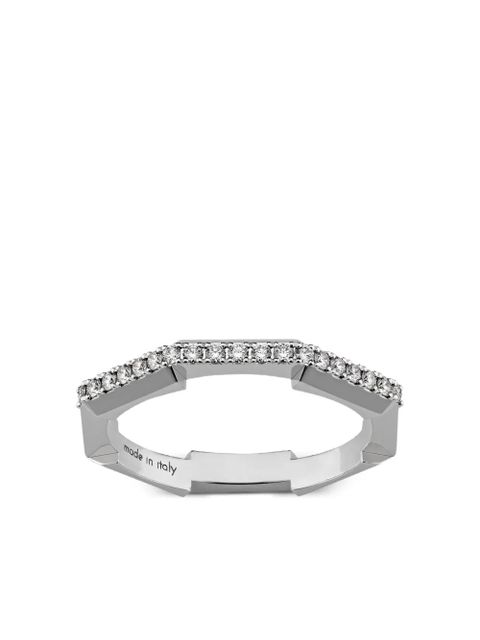 Gucci 18K white gold Link To Love diamond ring - Silver - zdjęcie produktu nr 1