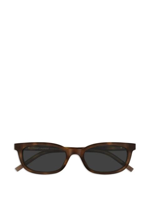 Saint Laurent Eyewear rectangle-frame sunglasses - Brown - zdjęcie produktu nr 1