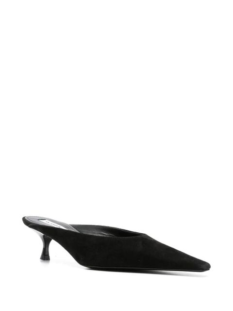 Victoria Beckham 45mm pointed-toe leather mules - Black - zdjęcie produktu nr 2
