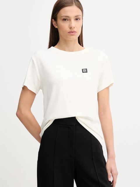 HUGO t-shirt lounge kolor beżowy 50534300 - zdjęcie produktu nr 1