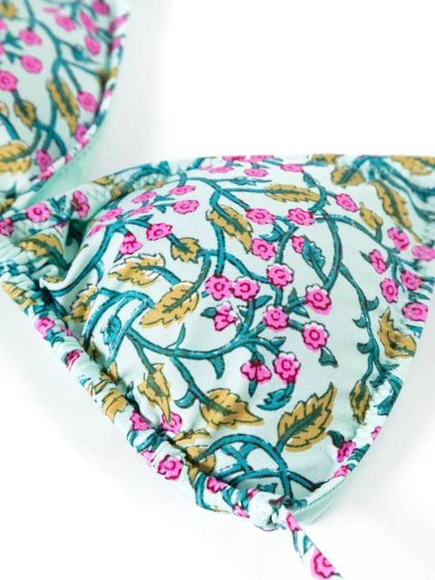 MC2 Saint Barth Leah triangle bikini top - Green