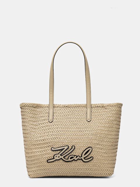 Karl Lagerfeld torebka shopper damska skórzana K/SIGNATURE - zdjęcie produktu nr 1