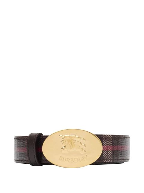 Burberry check knight-stamp belt - Brown - zdjęcie produktu nr 2
