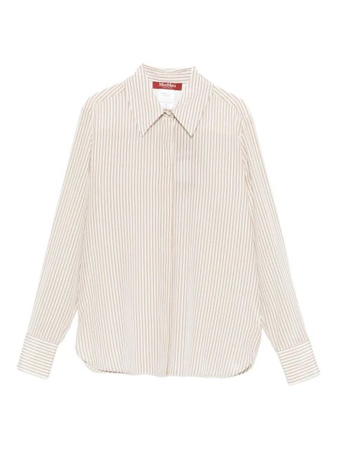Max Mara Flirt striped shirt - Neutrals - zdjęcie produktu nr 1