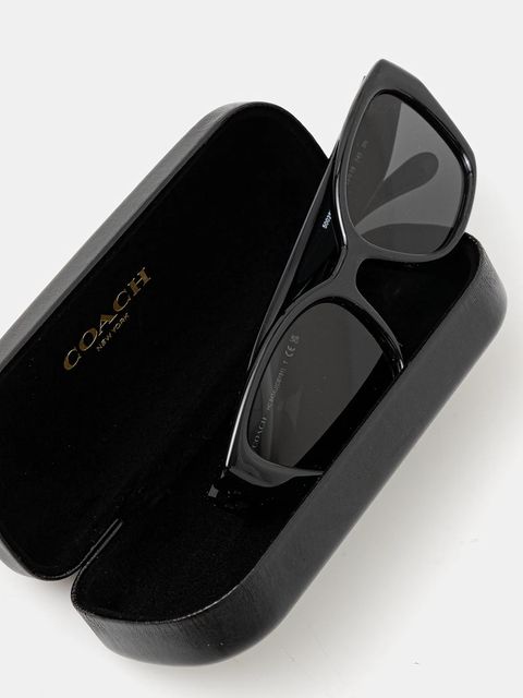Coach okulary przeciwsłoneczne damskie kolor czarny 0HC8434U - zdjęcie produktu nr 2