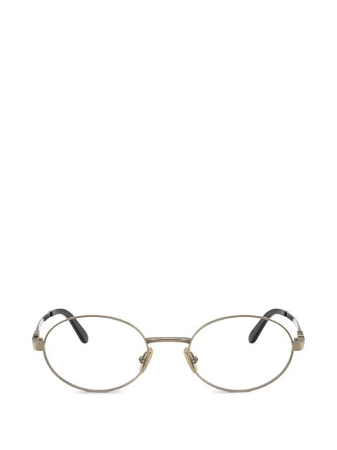 Miu Miu round-frame glasses - Gold - zdjęcie produktu nr 1
