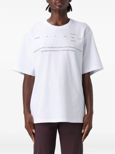 Sportmax Biella text graphic T-shirt - White - zdjęcie produktu nr 1