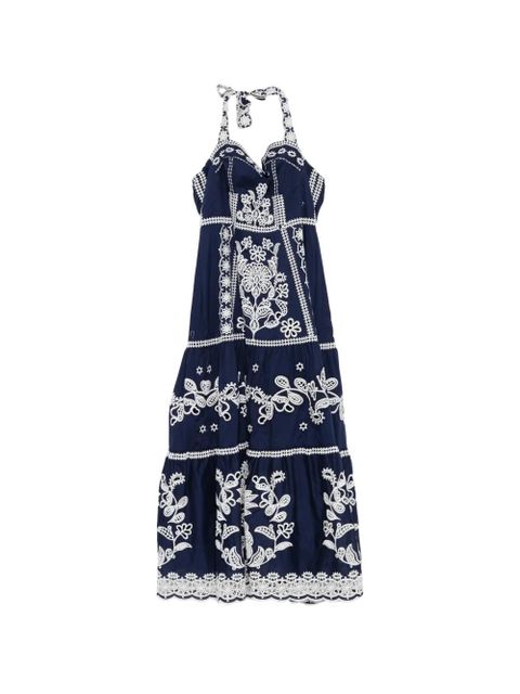 FARM Rio Richelieu midi dress - Blue - zdjęcie produktu nr 1