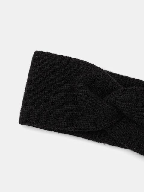 Answear.LAB opaska wełniana kolor czarny