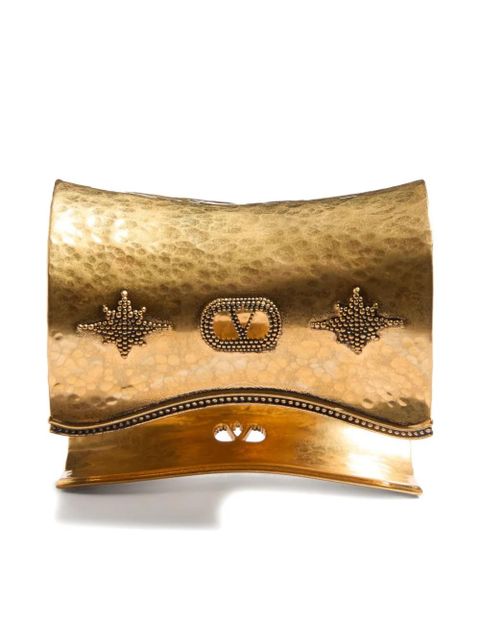 Valentino Garavani Cuffy hammered-pattern bracelet - Gold - zdjęcie produktu nr 1