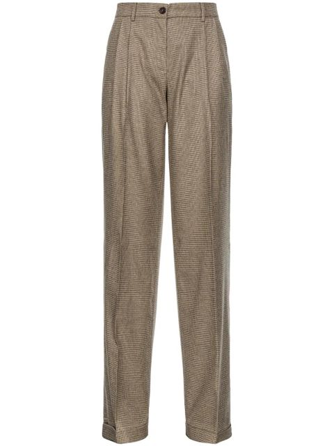 PINKO Vasetto flannel wide-leg trousers - Neutrals - zdjęcie produktu nr 1