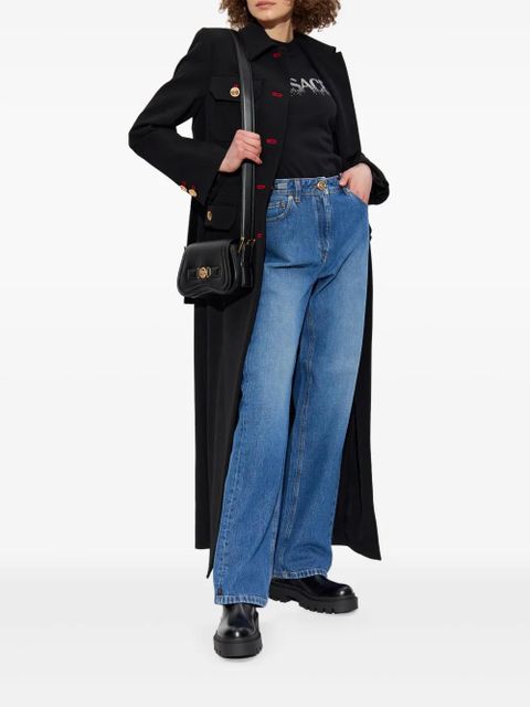 Versace crystal-embellished T-shirt - Black - zdjęcie produktu nr 2