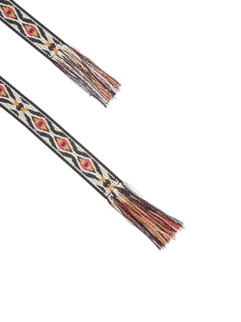 ISABEL MARANT Etki tassel-detail belt - Black