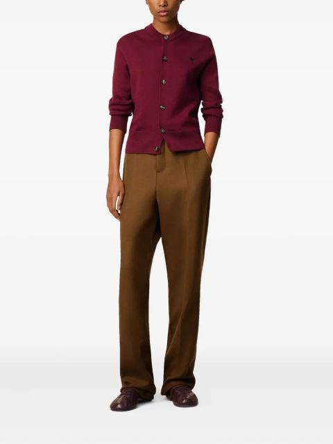 AMI Paris Ami De Coeur wool cardigan - Red - zdjęcie produktu nr 2