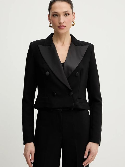 Morgan marynarka kolor czarny dwurzędowa gładka VJOEN.F - zdjęcie produktu nr 1