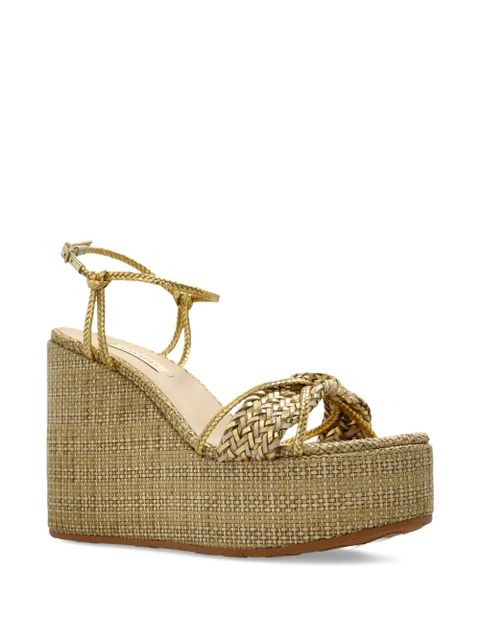 Casadei raffia platform espadrilles - Neutrals - zdjęcie produktu nr 2