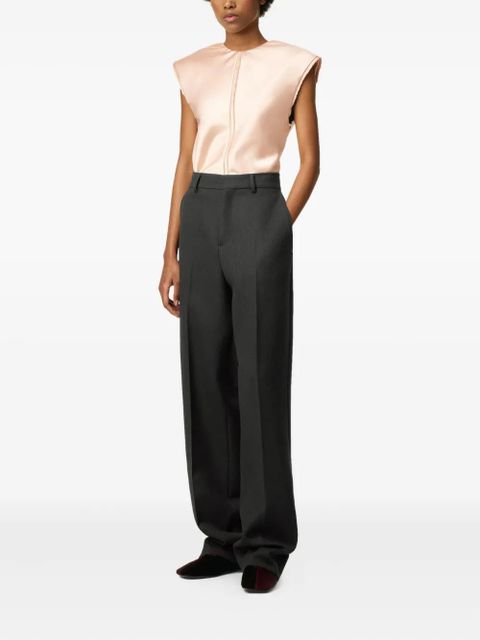 AMI Paris wool large-fit trousers - Grey - zdjęcie produktu nr 2