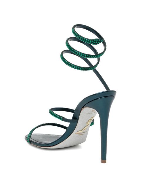 René Caovilla 105mm Cleo sandals - Green